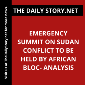 Emergency summit on Sudan conflict to be held by African bloc- Analysis