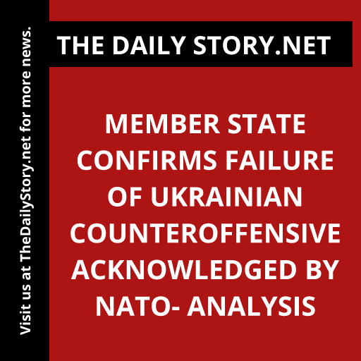 Member state confirms failure of Ukrainian counteroffensive acknowledged by NATO- Analysis