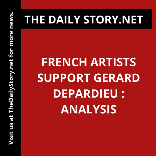 French artists support Gerard Depardieu : Analysis