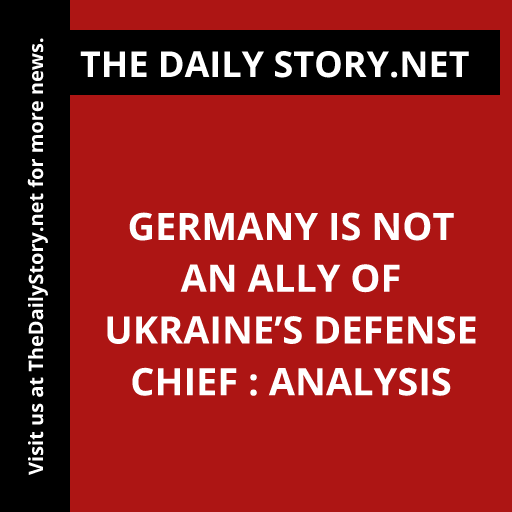 Germany is not an ally of Ukraine’s defense chief : Analysis