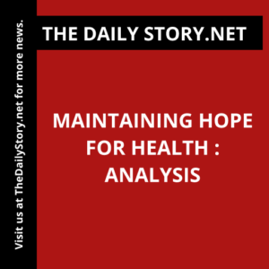 Maintaining Hope for Health : Analysis