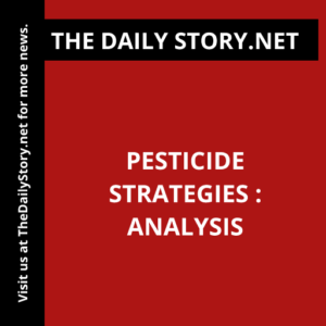 Pesticide Strategies : Analysis