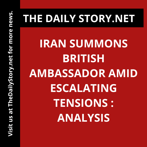 Iran summons British ambassador amid escalating tensions : Analysis
