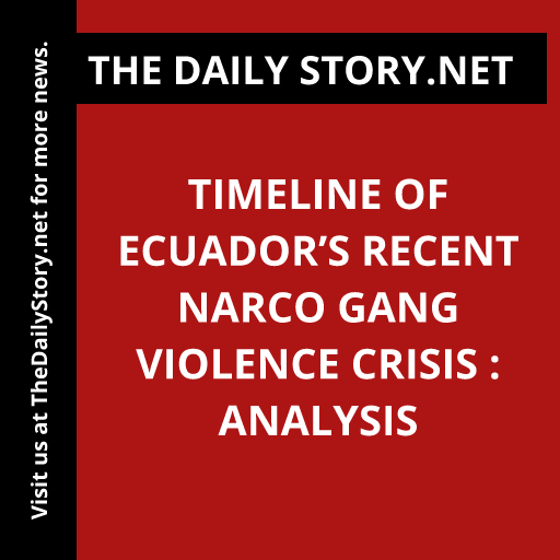 Timeline of Ecuador’s Recent Narco Gang Violence Crisis : Analysis