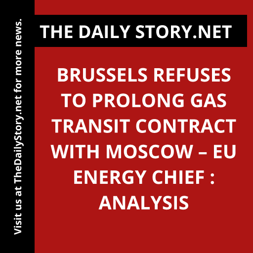 Brussels refuses to prolong gas transit contract with Moscow – EU energy chief : Analysis