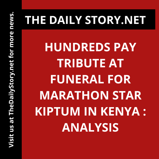 Hundreds pay tribute at funeral for marathon star Kiptum in Kenya : Analysis