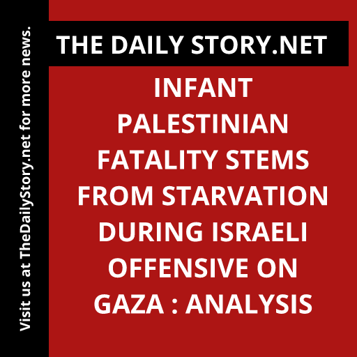 Infant Palestinian Fatality Stems from Starvation during Israeli Offensive on Gaza : Analysis