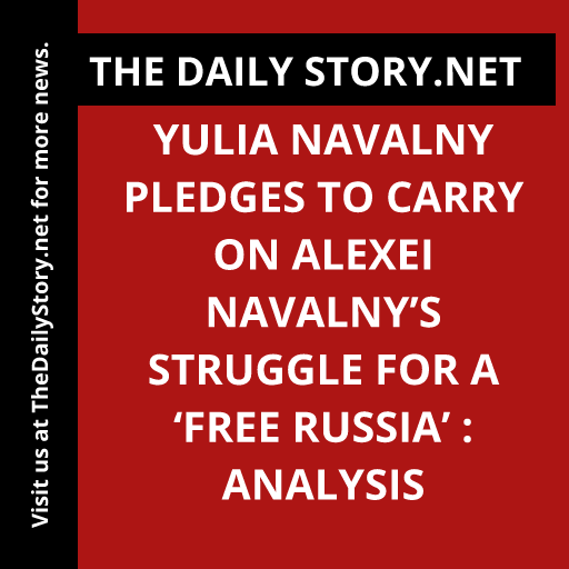 Yulia Navalny Pledges to Carry on Alexei Navalny’s Struggle for a ‘Free Russia’ : Analysis