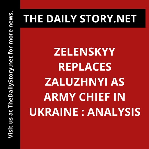 Zelenskyy replaces Zaluzhnyi as army chief in Ukraine : Analysis