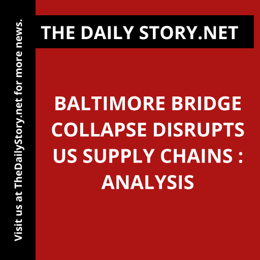 Baltimore Bridge Collapse Disrupts US Supply Chains : Analysis