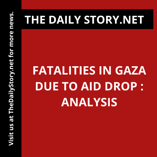 Fatalities in Gaza due to Aid Drop : Analysis