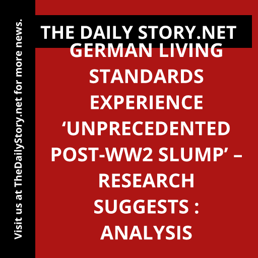German living standards experience ‘unprecedented post-WW2 slump’ – research suggests : Analysis