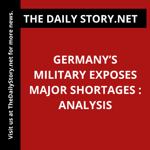 Germany’s Military Exposes Major Shortages : Analysis