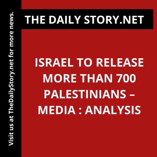 Israel to release more than 700 Palestinians – media : Analysis