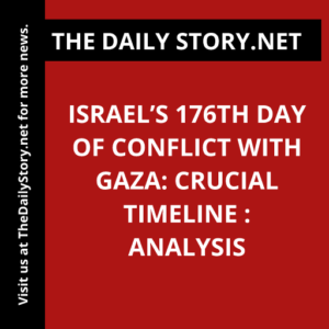 Israel’s 176th Day of Conflict with Gaza: Crucial Timeline : Analysis