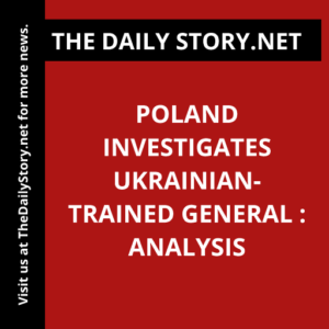 Poland investigates Ukrainian-trained general : Analysis