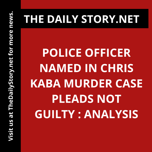 Police officer named in Chris Kaba murder case pleads not guilty : Analysis
