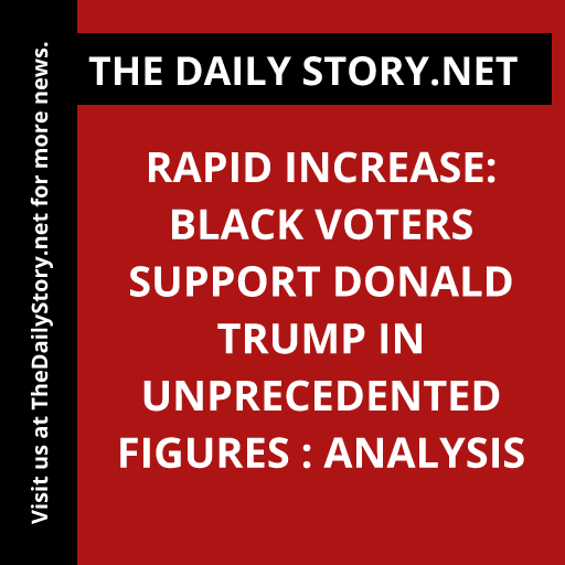 Rapid Increase: Black Voters Support Donald Trump in Unprecedented Figures : Analysis