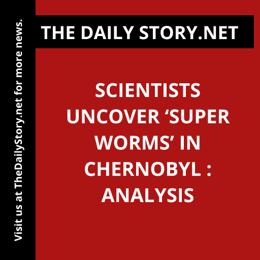 Scientists uncover ‘super worms’ in Chernobyl : Analysis