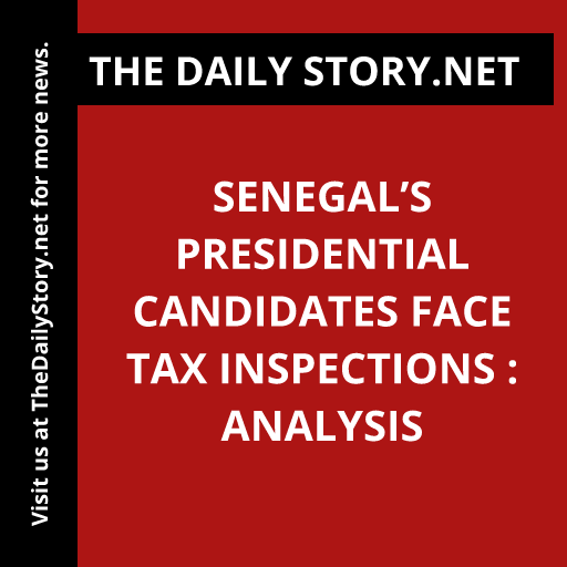 Senegal’s Presidential Candidates Face Tax Inspections : Analysis