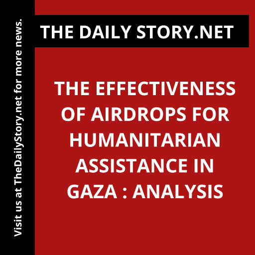 The Effectiveness of Airdrops for Humanitarian Assistance in Gaza : Analysis