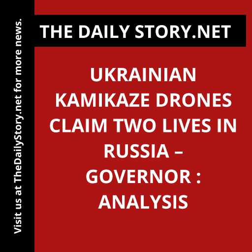 Ukrainian kamikaze drones claim two lives in Russia – governor : Analysis