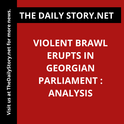 Violent brawl erupts in Georgian parliament : Analysis