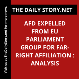 AfD expelled from EU parliament group for far-right affiliation : Analysis