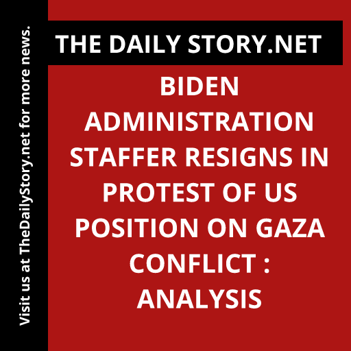 Biden administration staffer resigns in protest of US position on Gaza conflict : Analysis