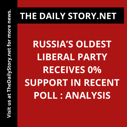 Russia’s Oldest Liberal Party Receives 0% Support in Recent Poll : Analysis