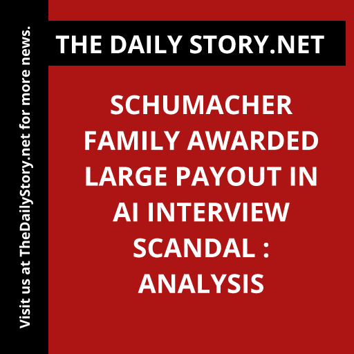 Schumacher family awarded large payout in AI interview scandal : Analysis