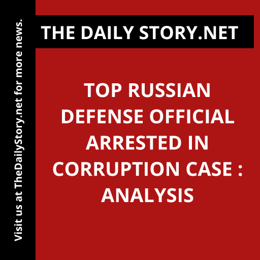 Top Russian Defense Official Arrested in Corruption Case : Analysis