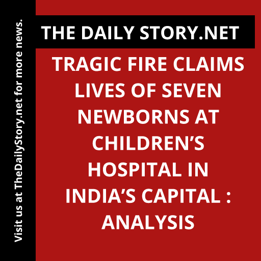 Tragic Fire Claims Lives of Seven Newborns at Children’s Hospital in India’s Capital : Analysis