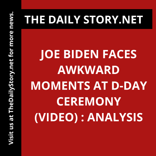 Joe Biden faces awkward moments at D-Day ceremony (VIDEO) : Analysis
