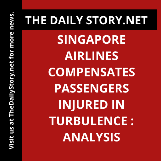 Singapore Airlines compensates passengers injured in turbulence : Analysis