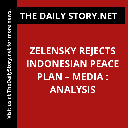 Zelensky rejects Indonesian peace plan – media : Analysis