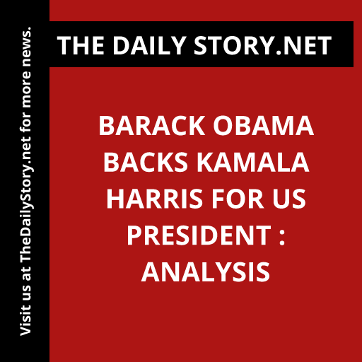Barack Obama Backs Kamala Harris for US President : Analysis