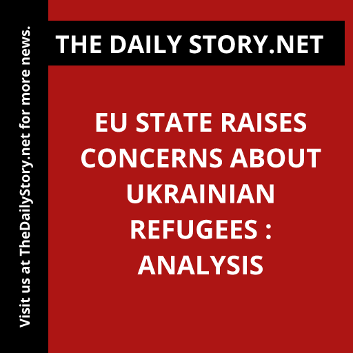 EU state raises concerns about Ukrainian refugees : Analysis