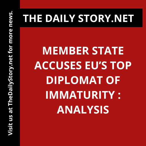 Member state accuses EU’s top diplomat of immaturity : Analysis
