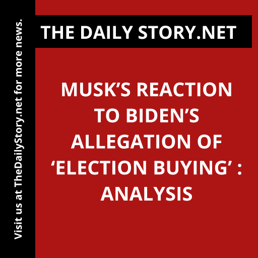 Musk’s Reaction to Biden’s Allegation of ‘Election Buying’ : Analysis