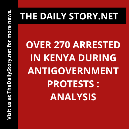 Over 270 arrested in Kenya during antigovernment protests : Analysis