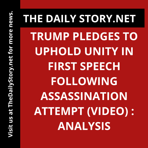 Trump pledges to uphold unity in first speech following assassination attempt (VIDEO) : Analysis