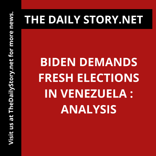 Biden Demands Fresh Elections in Venezuela : Analysis