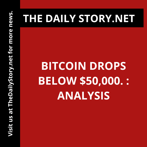 Bitcoin drops below $50,000. : Analysis