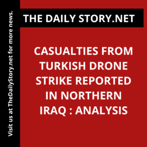Casualties from Turkish drone strike reported in northern Iraq : Analysis