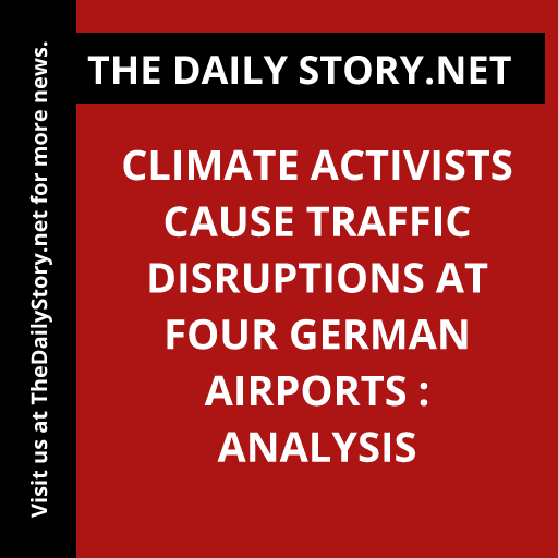 Climate activists cause traffic disruptions at four German airports : Analysis