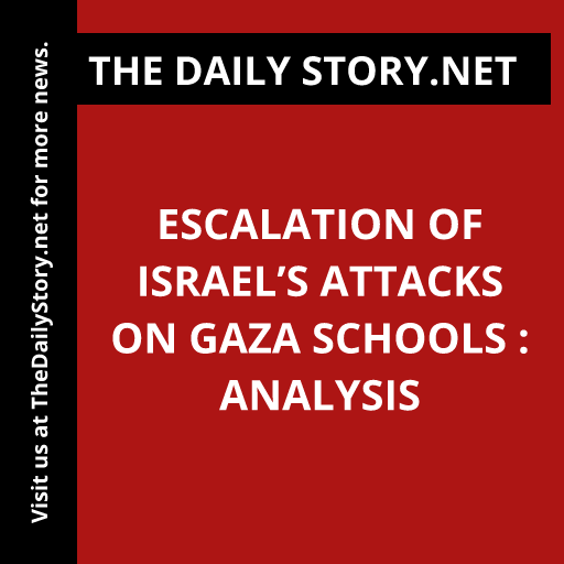 Escalation of Israel’s Attacks on Gaza Schools : Analysis