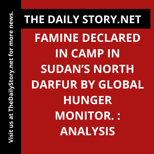 Famine Declared in Camp in Sudan’s North Darfur by Global Hunger Monitor. : Analysis