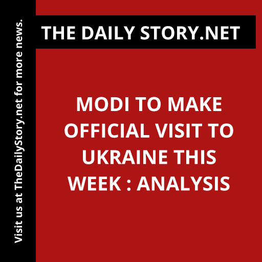 Modi to Make Official Visit to Ukraine this Week : Analysis