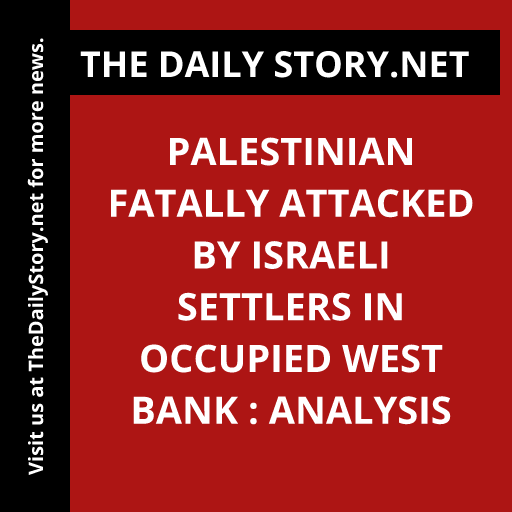 Palestinian Fatally Attacked by Israeli Settlers in Occupied West Bank : Analysis